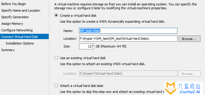 Hyper-V 创建和管理虚拟机插图6