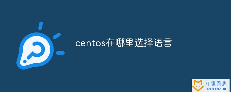 centos在哪里选择语言插图